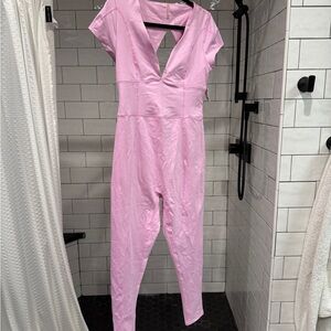 Free People Movement pink Jumpsuit NWT